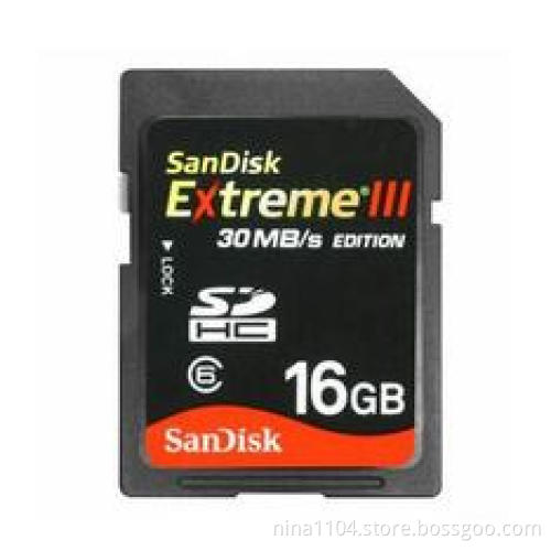 High Speed SDHC Memory Card with Up to 32GB Capacity and 3.3V Voltage